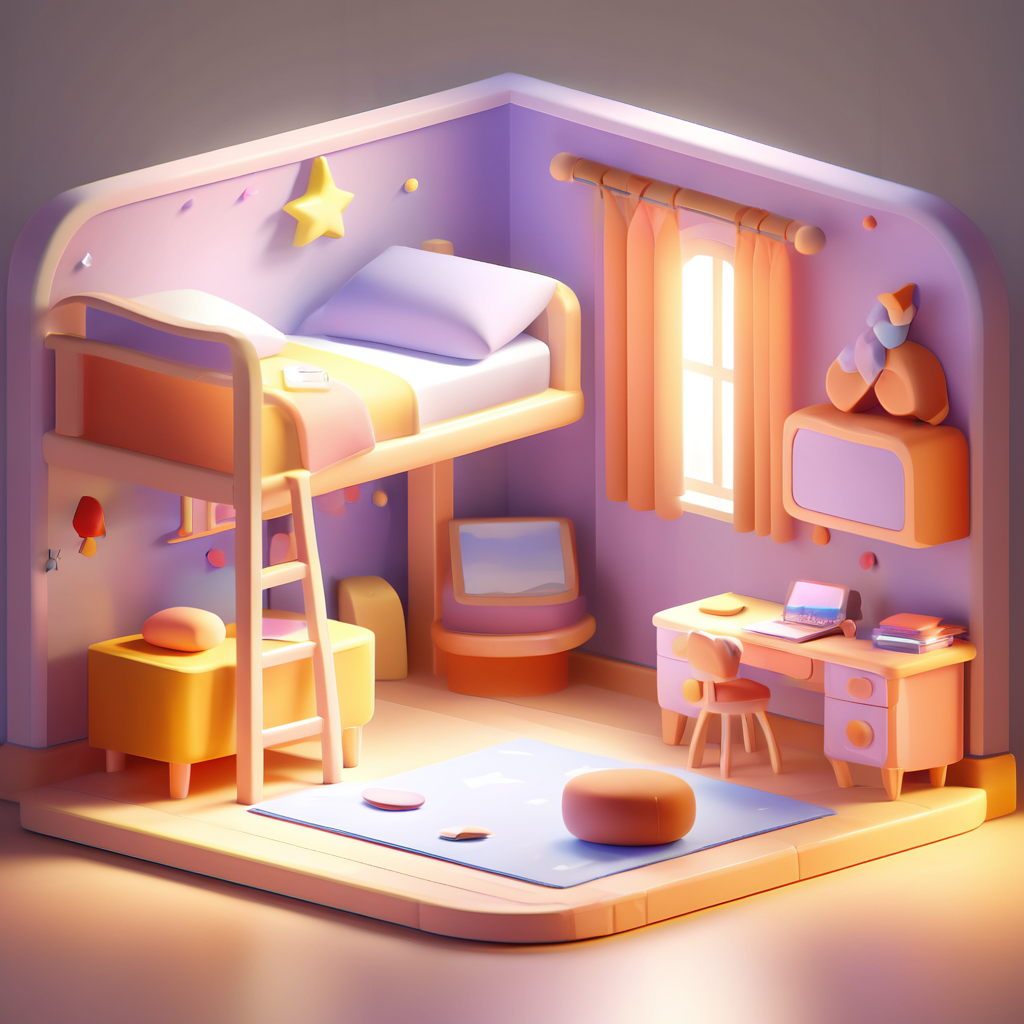 00135-102016143-realistic,4k,a bedroom,shining,soft light,shadows,cartoon room,_lora_cartoon_room_1_,.png